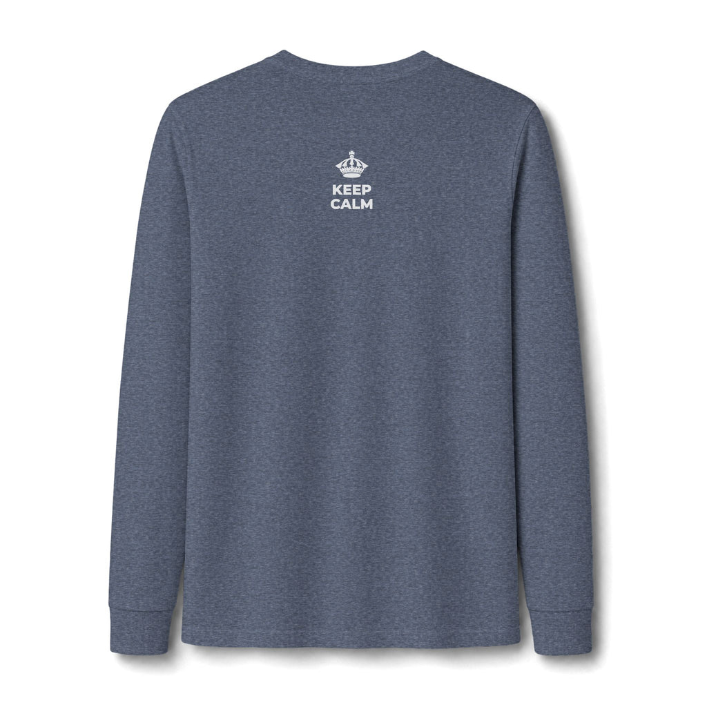 KEEP CALM A E MĀMĀ MA NĀ PAHUHOPU Long Sleeve Tee