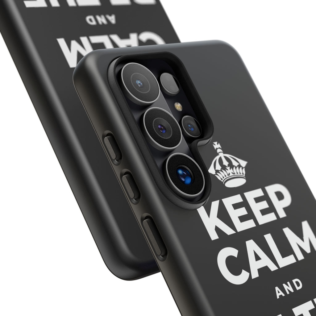 KEEP CALM AND BE THE GOAT Phone Case