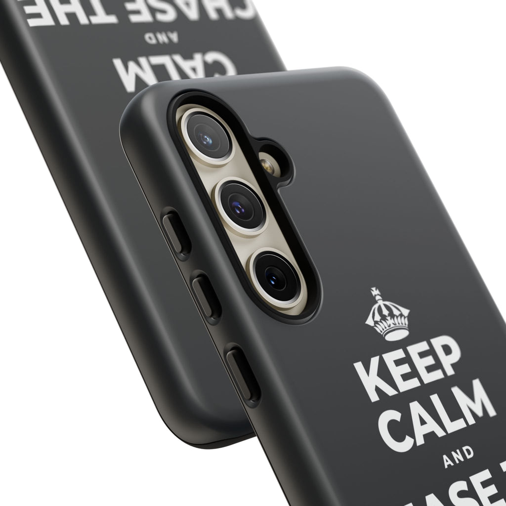KEEP CALM AND CHASE THE MOONLIGHT Phone Case (Dark)