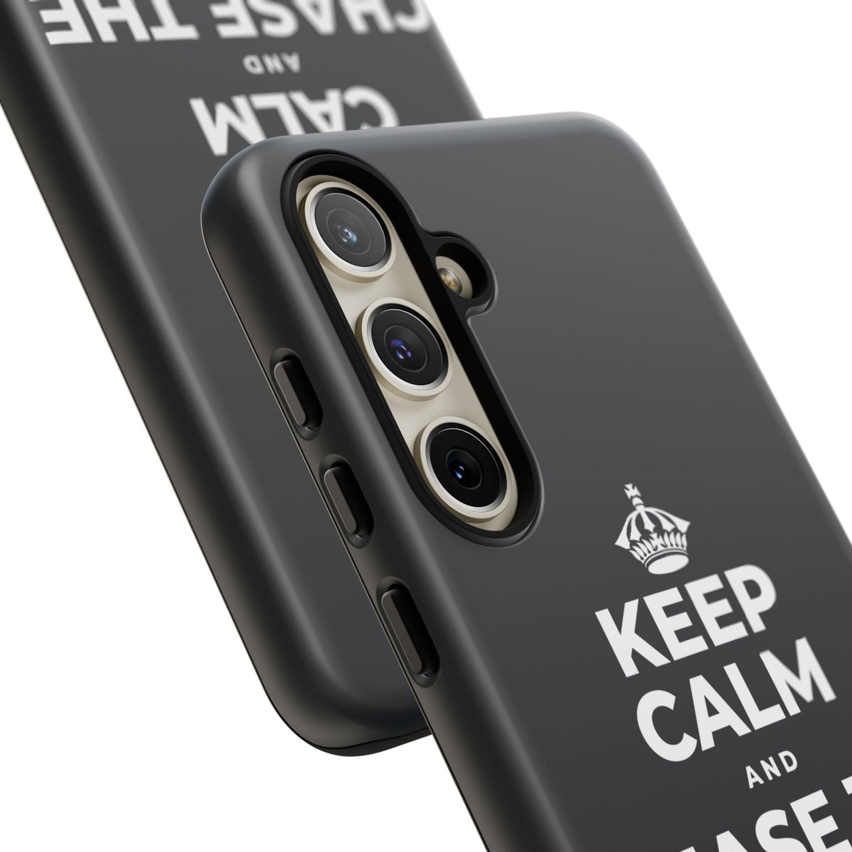 KEEP CALM AND CHASE THE MOONLIGHT Phone Case (Dark)