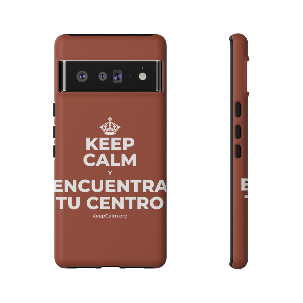 KEEP CALM Y ENCUENTRA TU CENTRO Phone Case