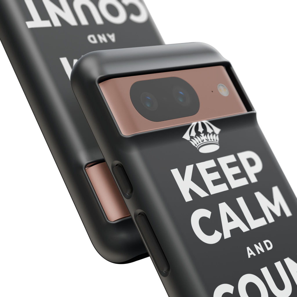 KEEP CALM AND COUNT SMALL WINS Phone Case (Dark)