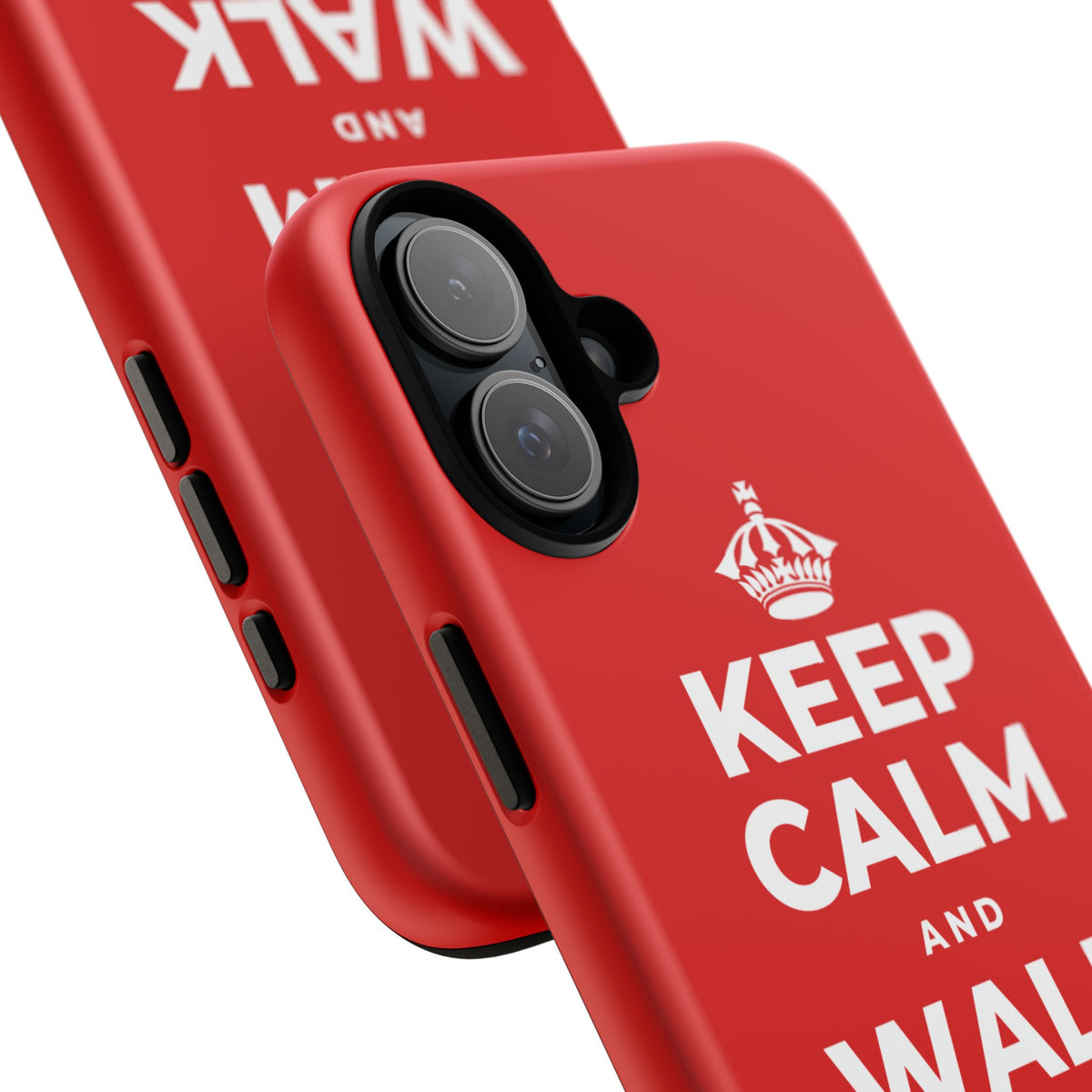 KEEP CALM AND WALK AND LISTEN Phone Case