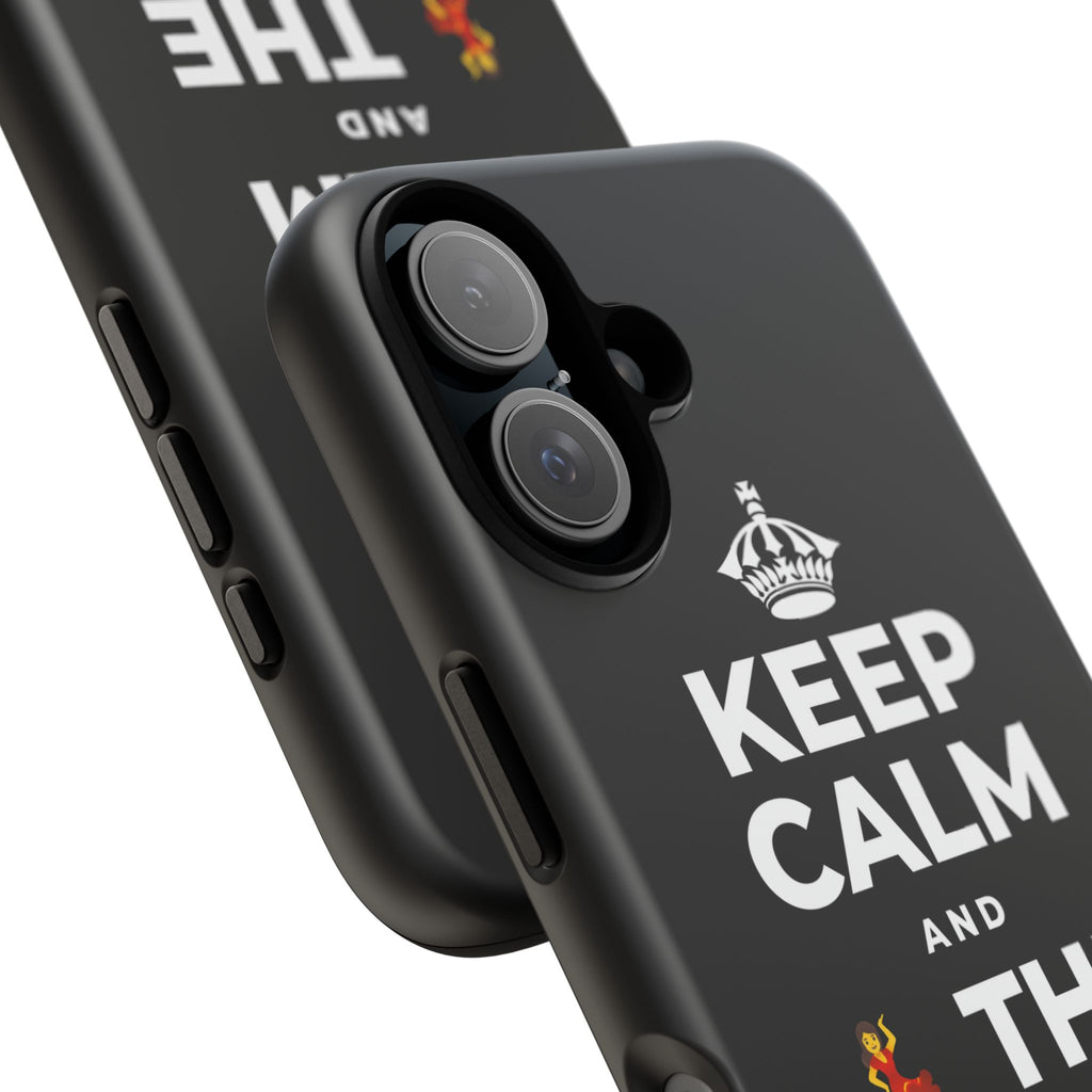 KEEP CALM AND 💃 THE NIGHT AWAY Phone Case