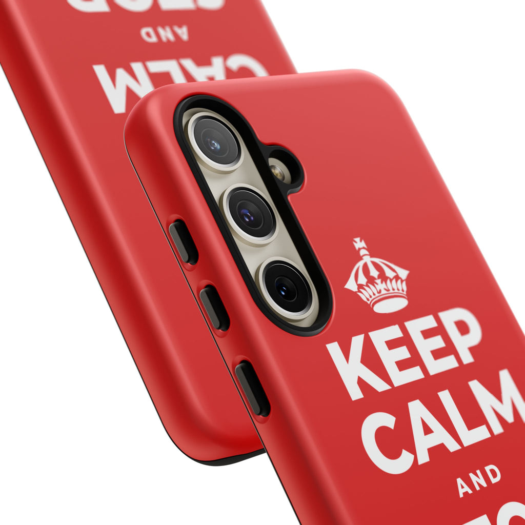 KEEP CALM AND STOP TRIPPIN' Phone Case