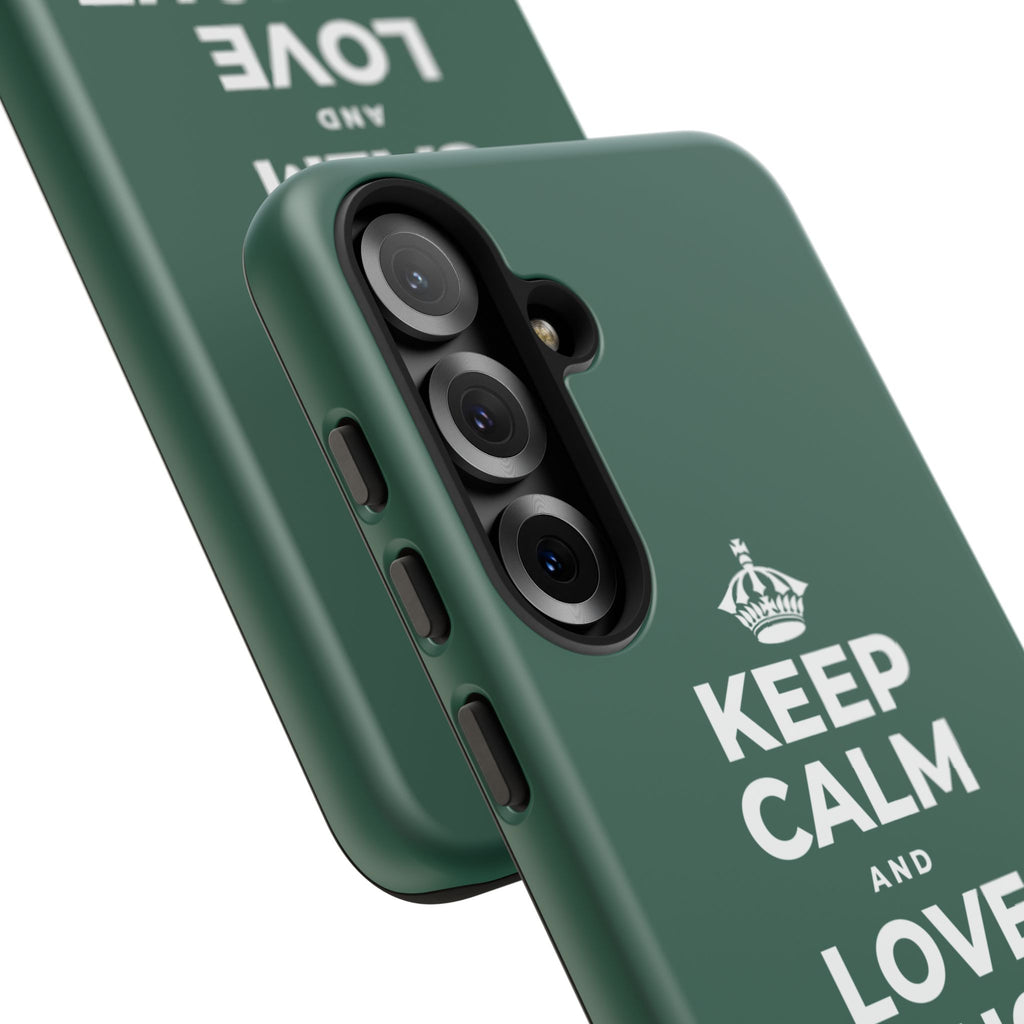 KEEP CALM AND LOVE WITHOUT POSSESSION Phone Case
