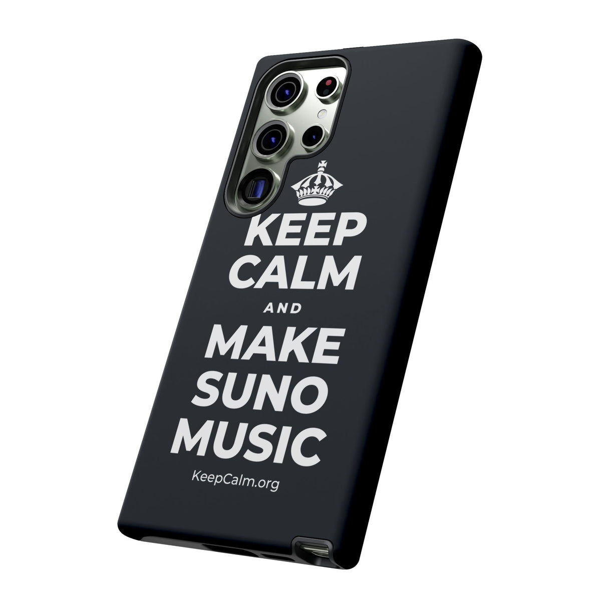 KEEP CALM AND MAKE SUNO MUSIC Phone Case (Dark)