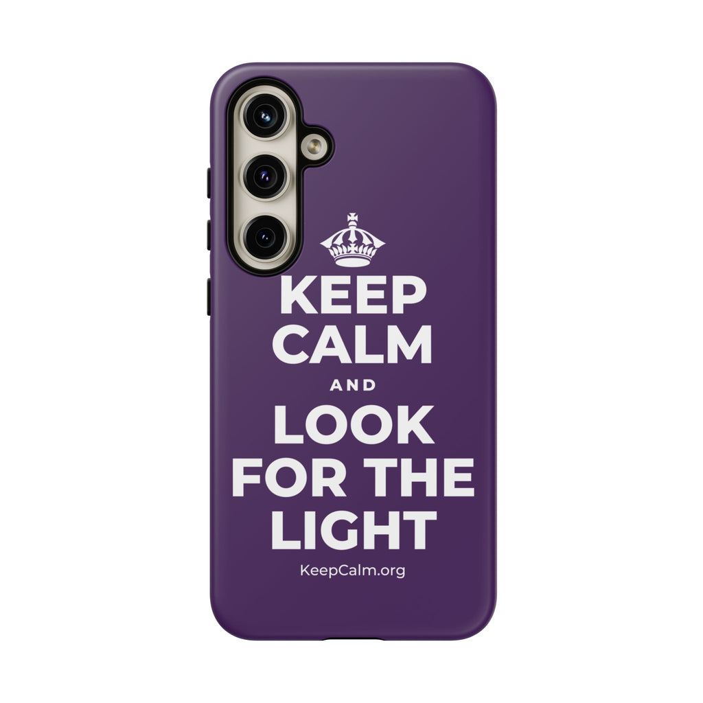 KEEP CALM AND LOOK FOR THE LIGHT Phone Case