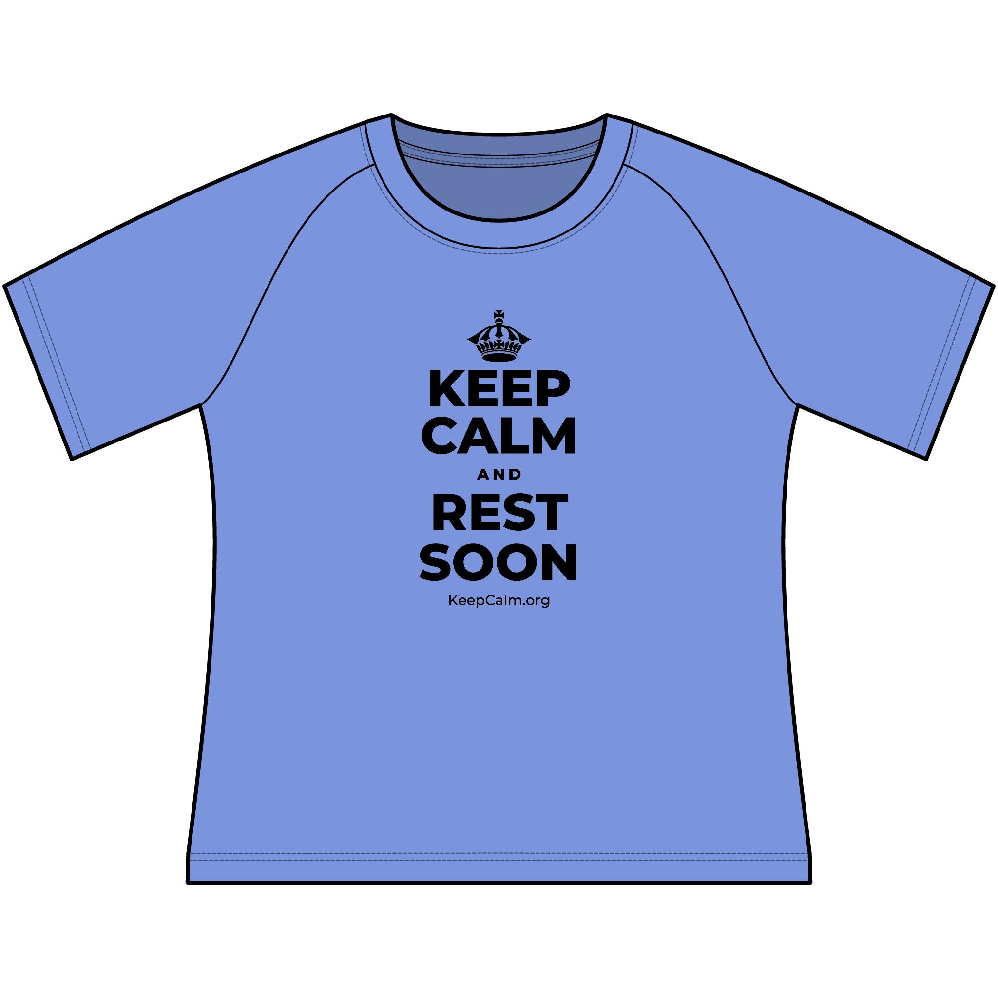 KEEP CALM AND REST SOON Women's Raglan Tee