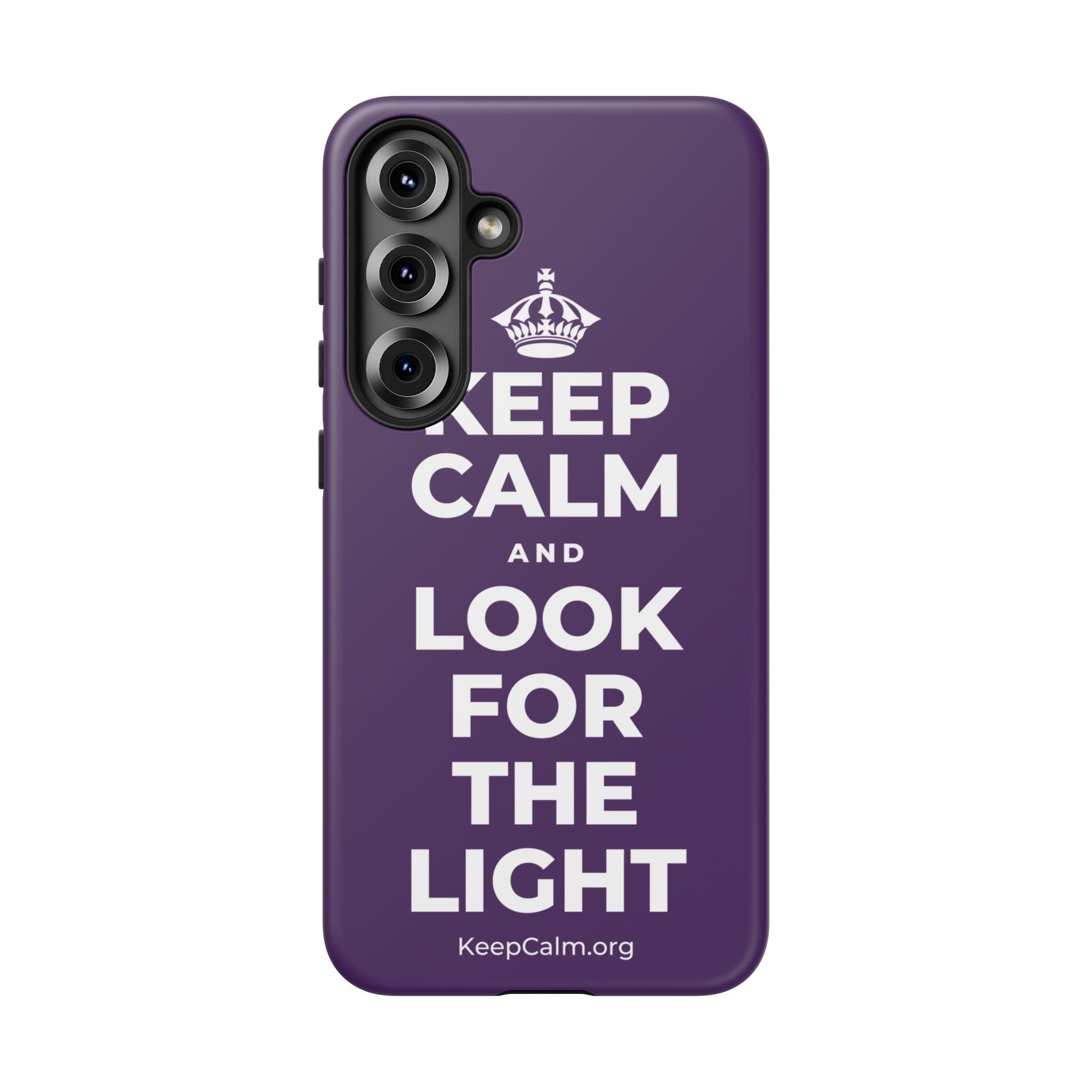 KEEP CALM AND LOOK FOR THE LIGHT Phone Case