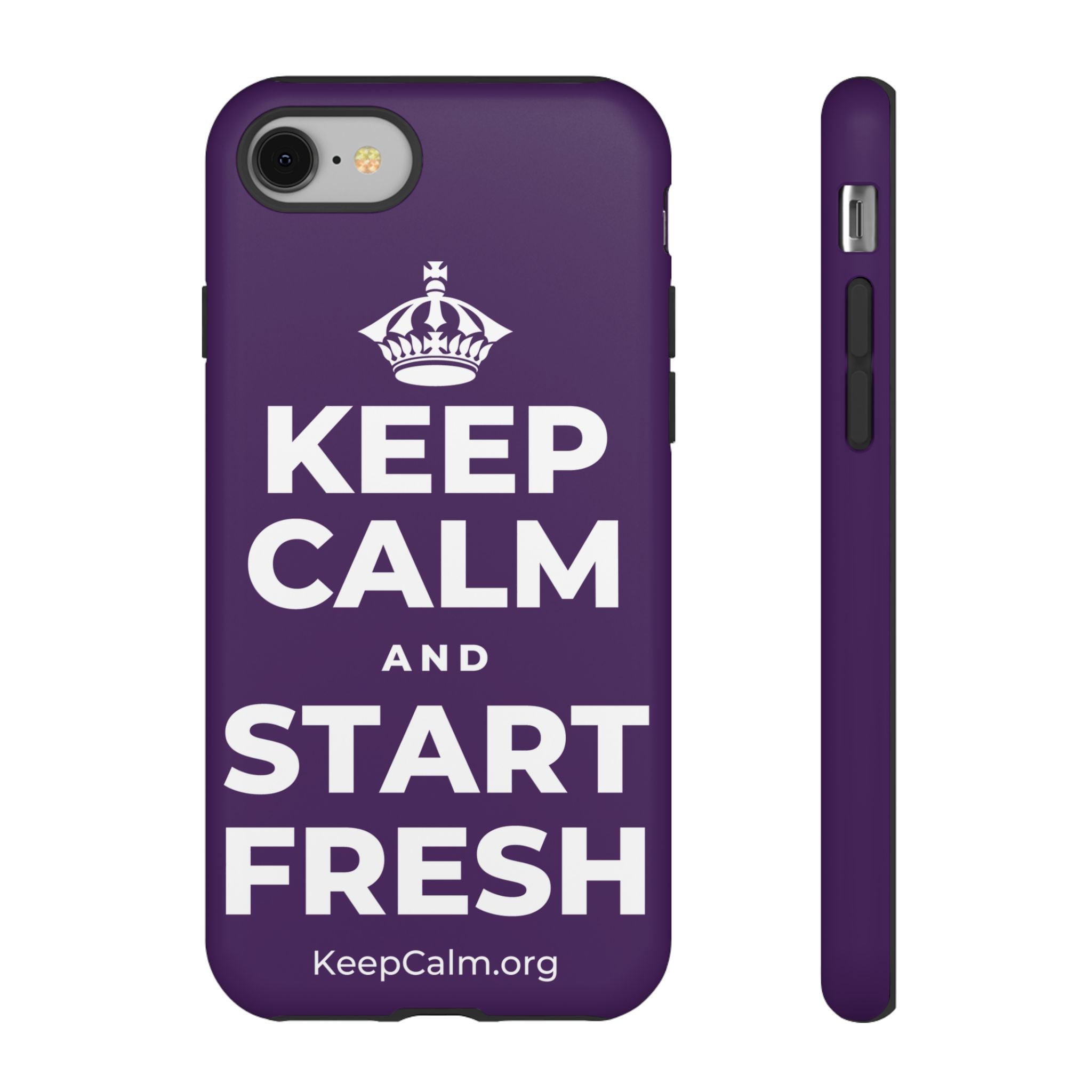 KEEP CALM AND START FRESH Phone Case