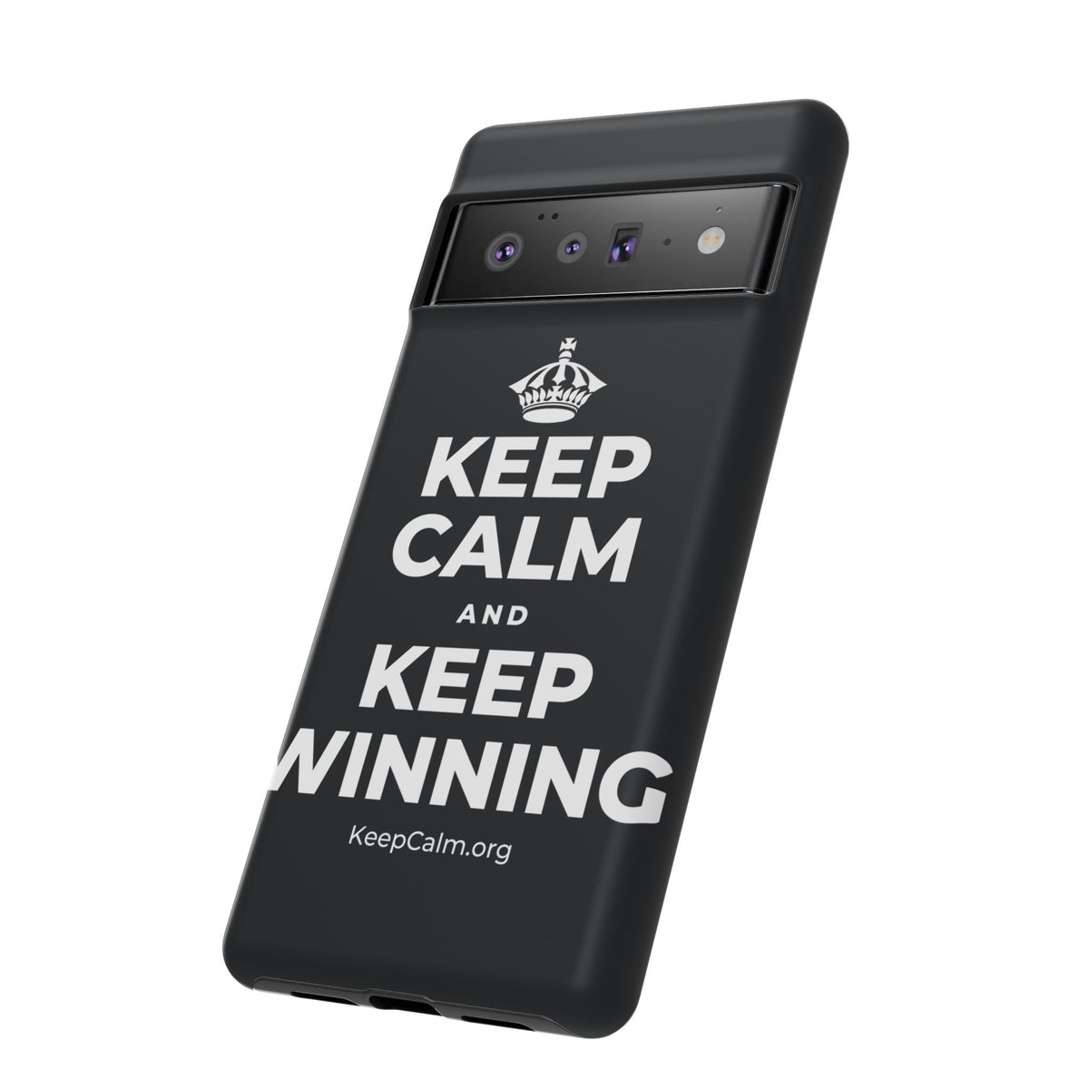 KEEP CALM AND KEEP WINNING Phone Case (Dark)