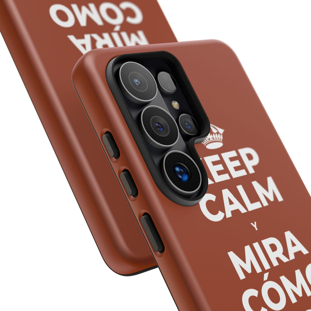 KEEP CALM Y MIRA CÓMO CAMBIAN LAS HOJAS Phone Case