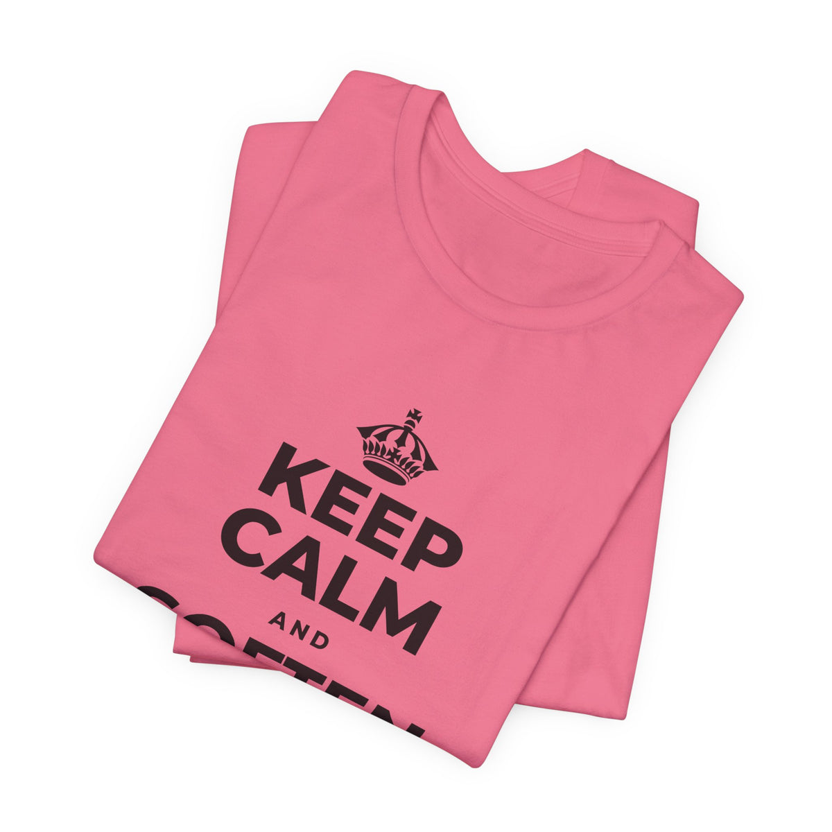 KEEP CALM AND SOFTEN THE INNER VOICE T-Shirt (Military Green–Autumn)