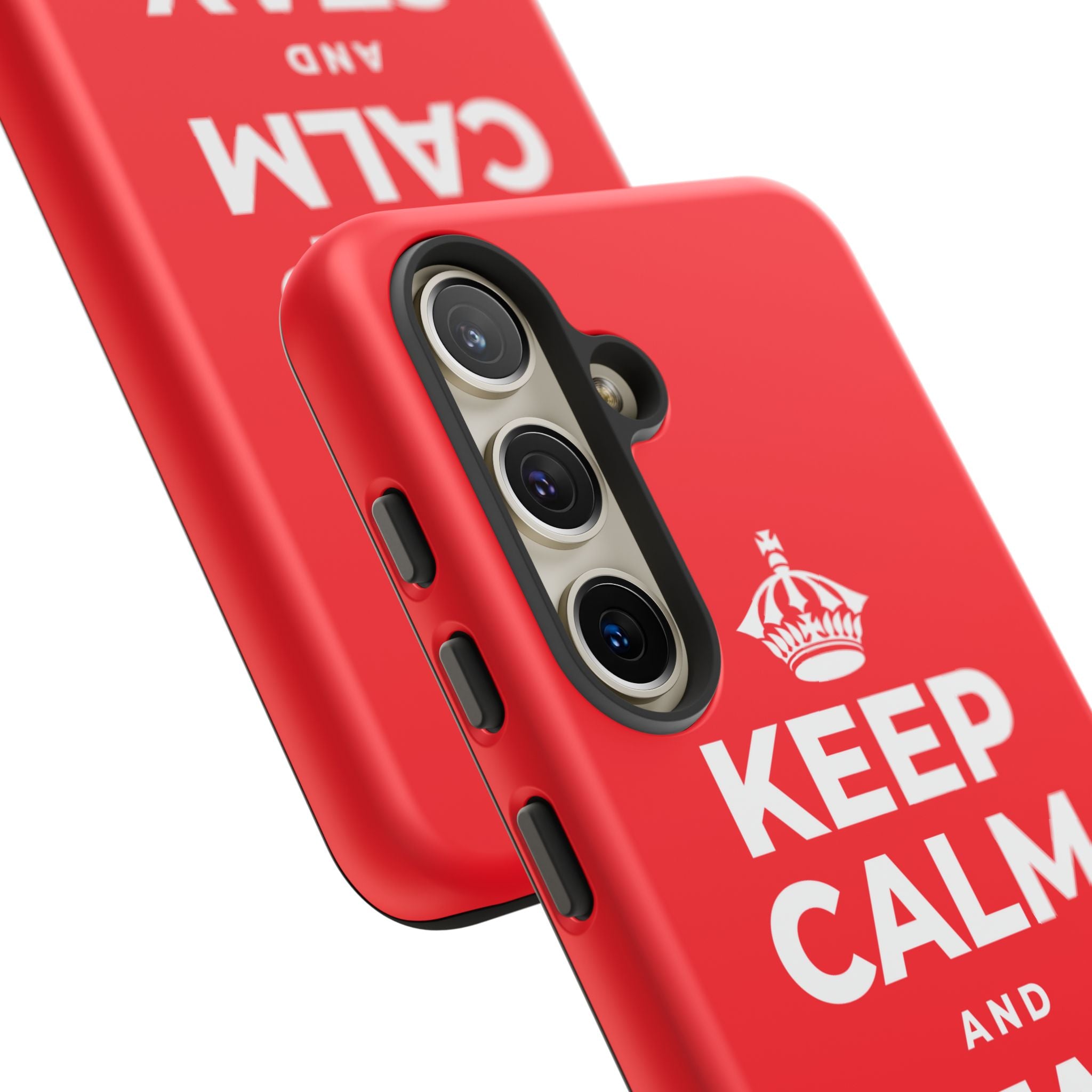 KEEP CALM AND STAY PRESENT Phone Case