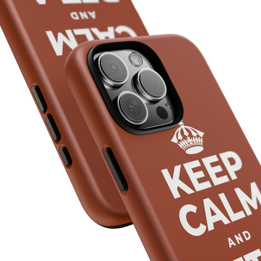 KEEP CALM AND PET A DOG Phone Case