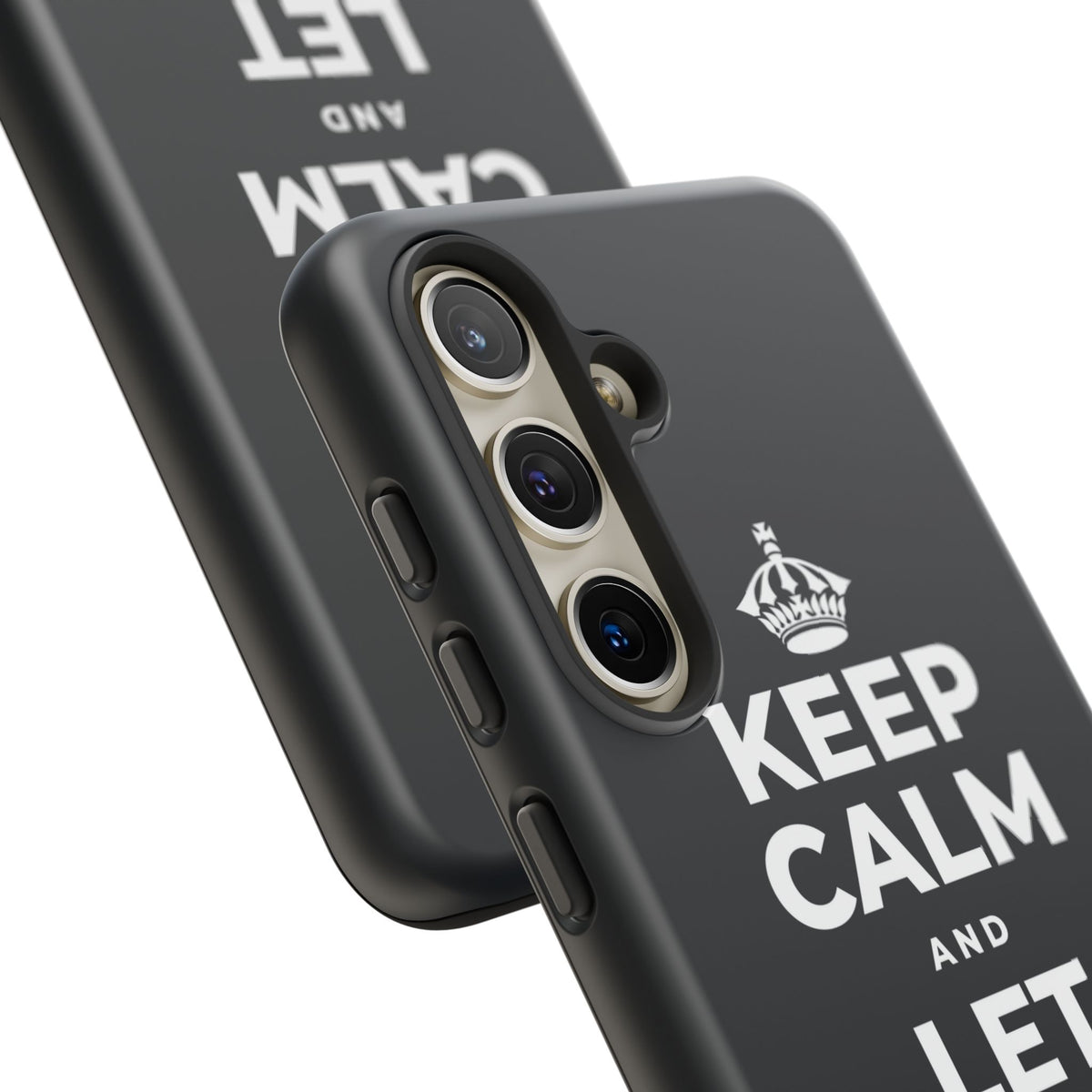 KEEP CALM AND LET YOURSELF ENJOY IT Phone Case (Dark)