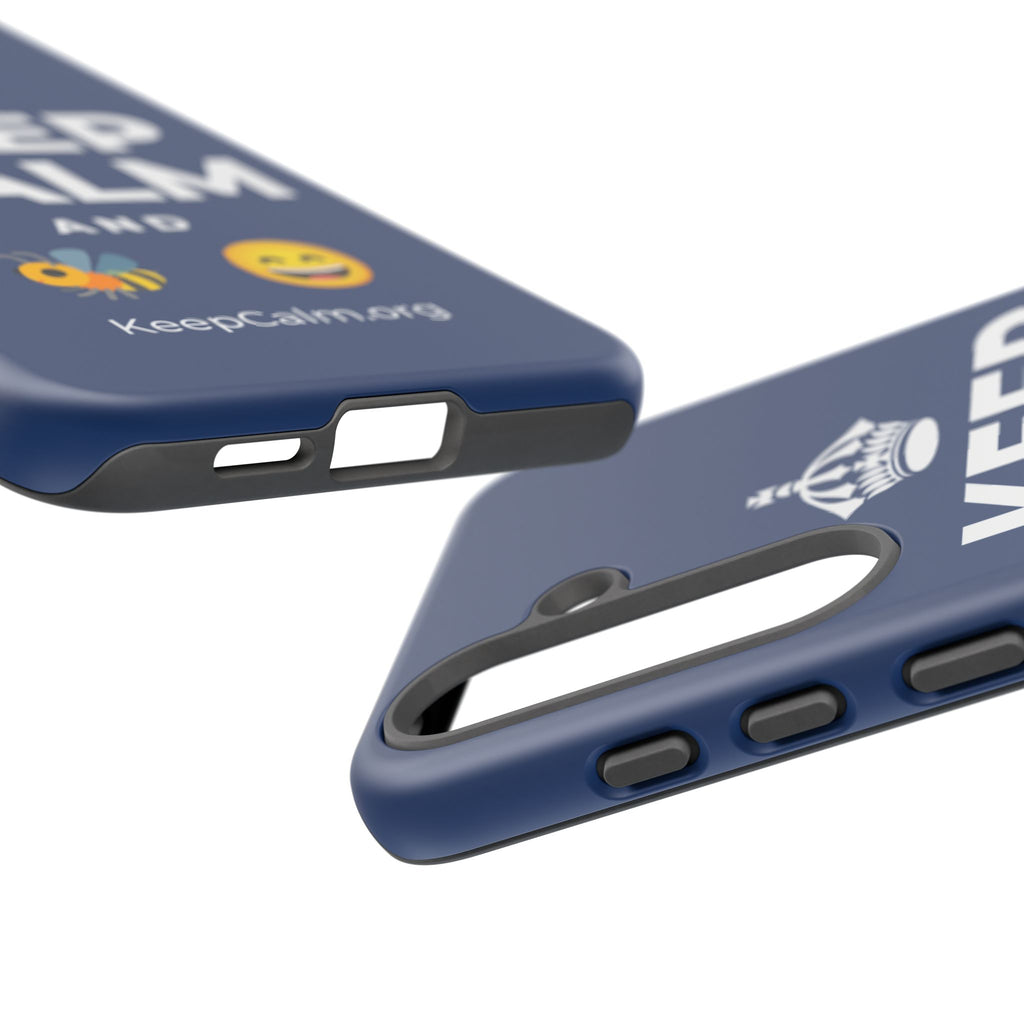 KEEP CALM AND 🐝 😄 Phone Case