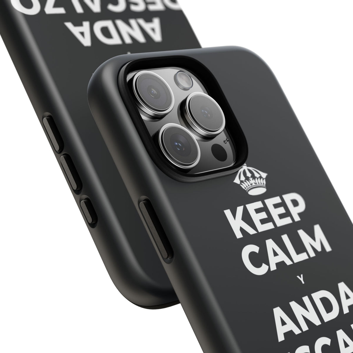 KEEP CALM Y ANDA DESCALZO EN EL PASTO Phone Case (Dark)