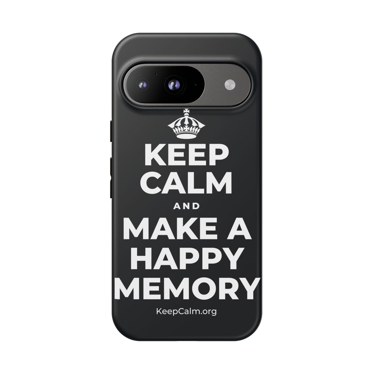 KEEP CALM AND MAKE A HAPPY MEMORY Phone Case (Dark)