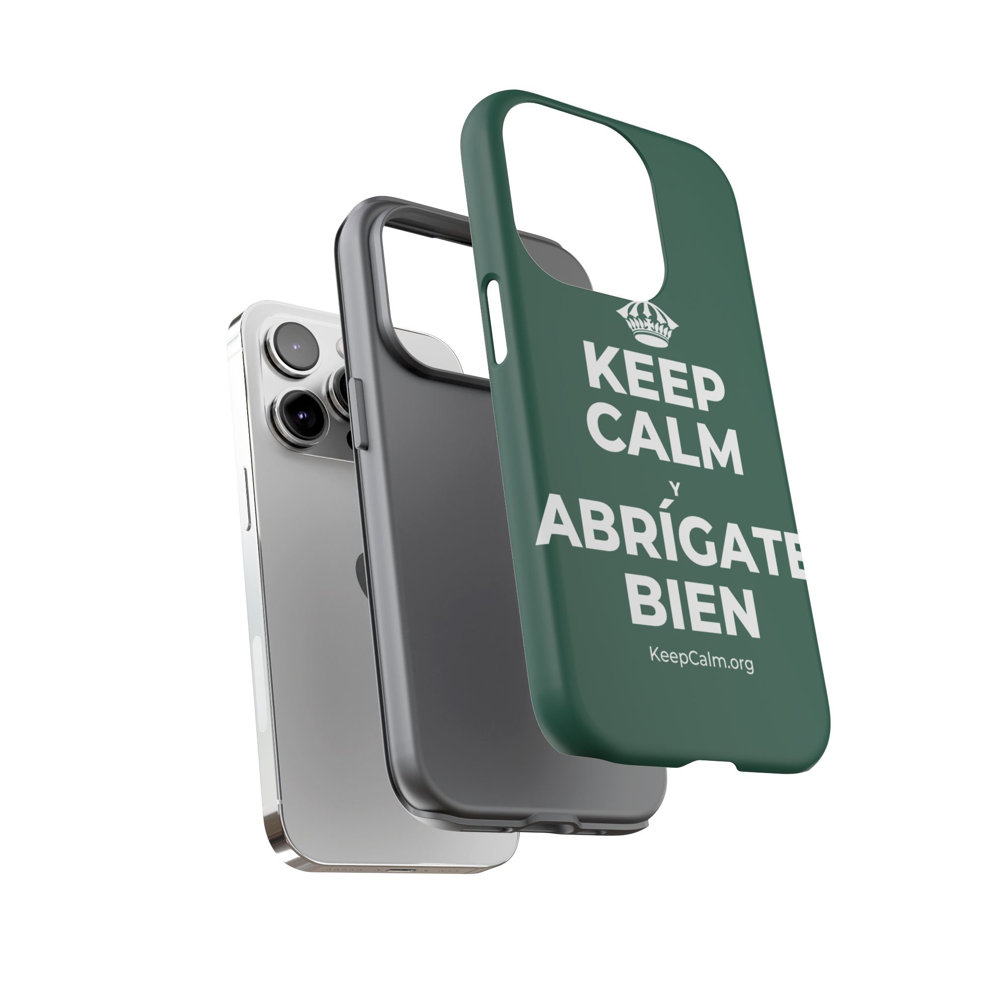 KEEP CALM Y ABRÍGATE BIEN Phone Case