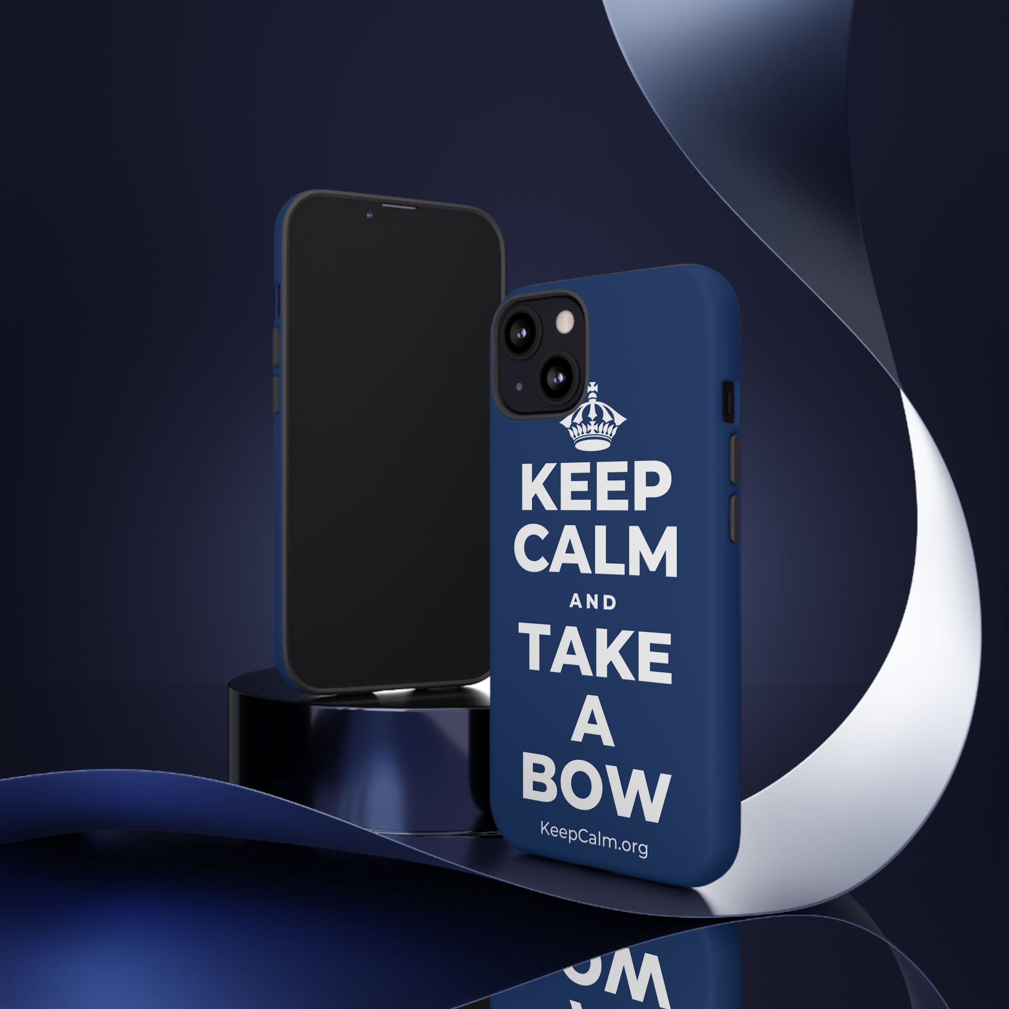 KEEP CALM AND TAKE A BOW Phone Case