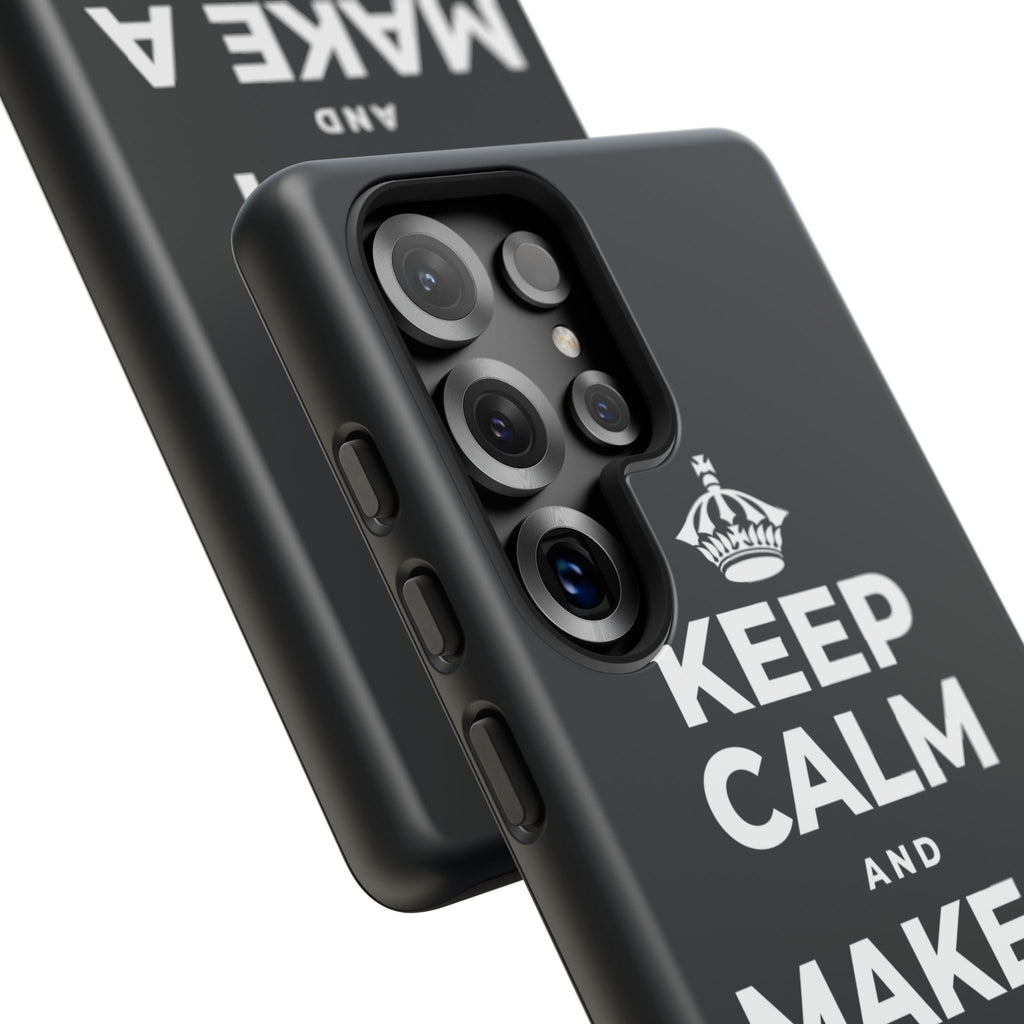 KEEP CALM AND MAKE A HAPPY MEMORY Phone Case (Dark)