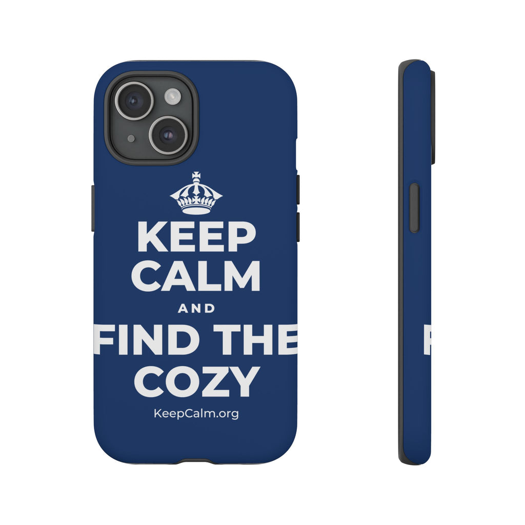KEEP CALM AND FIND THE COZY Phone Case