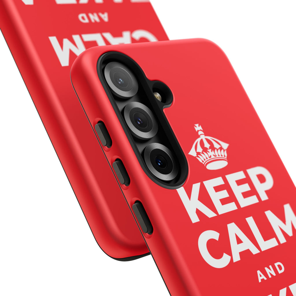 KEEP CALM AND TAKE A BREATH Phone Case