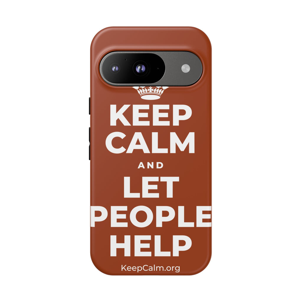 KEEP CALM AND LET PEOPLE HELP Phone Case