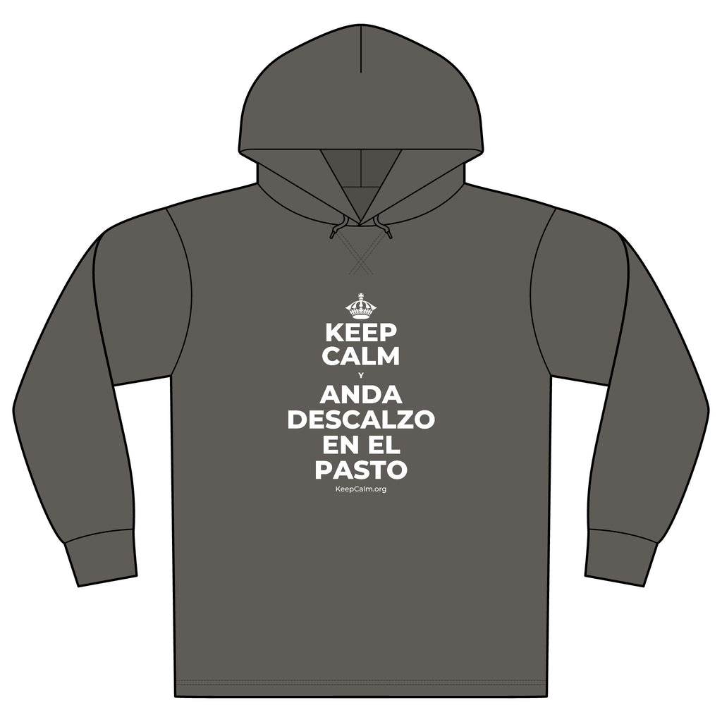 KEEP CALM Y ANDA DESCALZO EN EL PASTO Organic Hoodie Tee