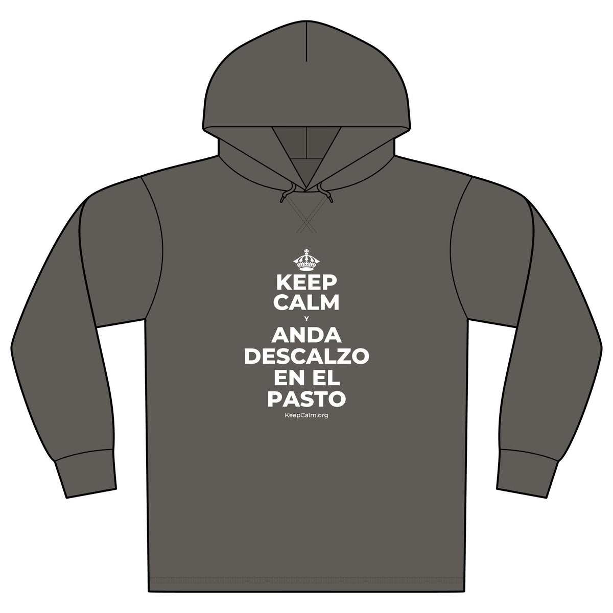 KEEP CALM Y ANDA DESCALZO EN EL PASTO Organic Hoodie Tee