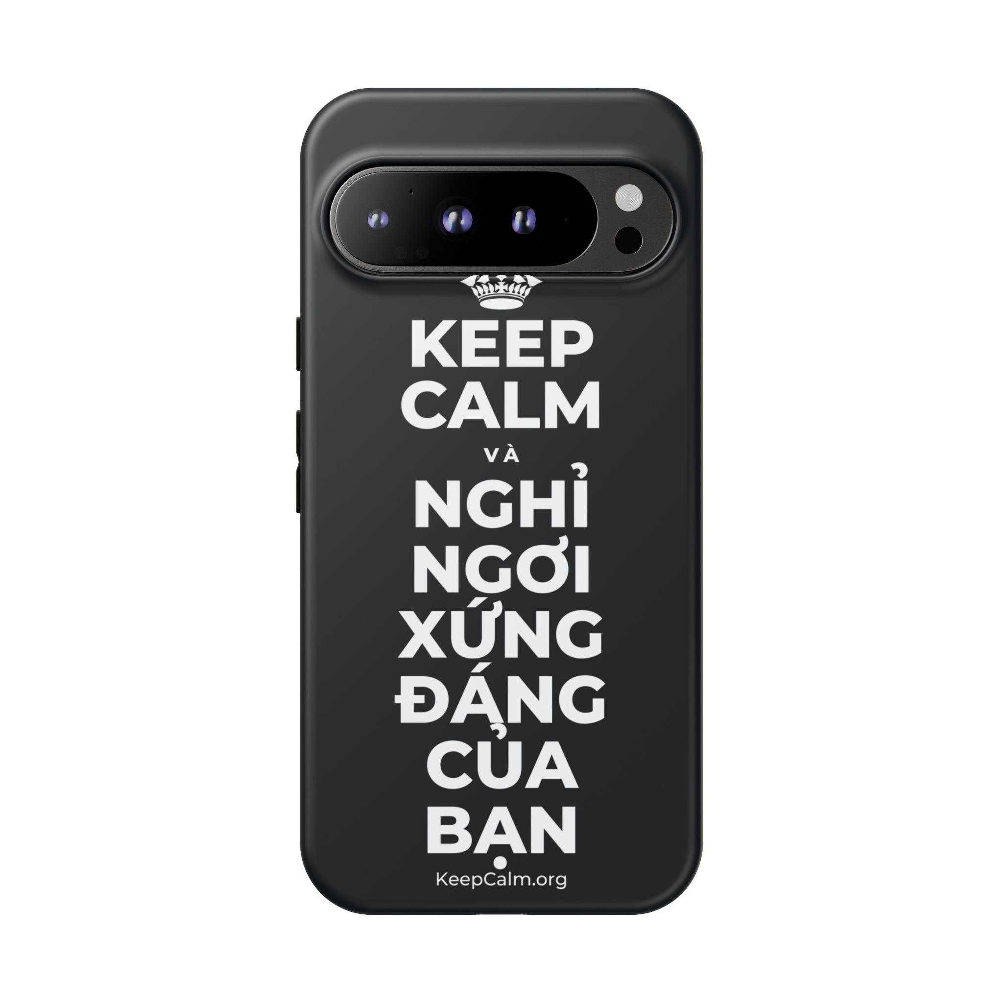 KEEP CALM VÀ NGHỈ NGƠI XỨNG ĐÁNG CỦA BẠN Phone Case (Dark)