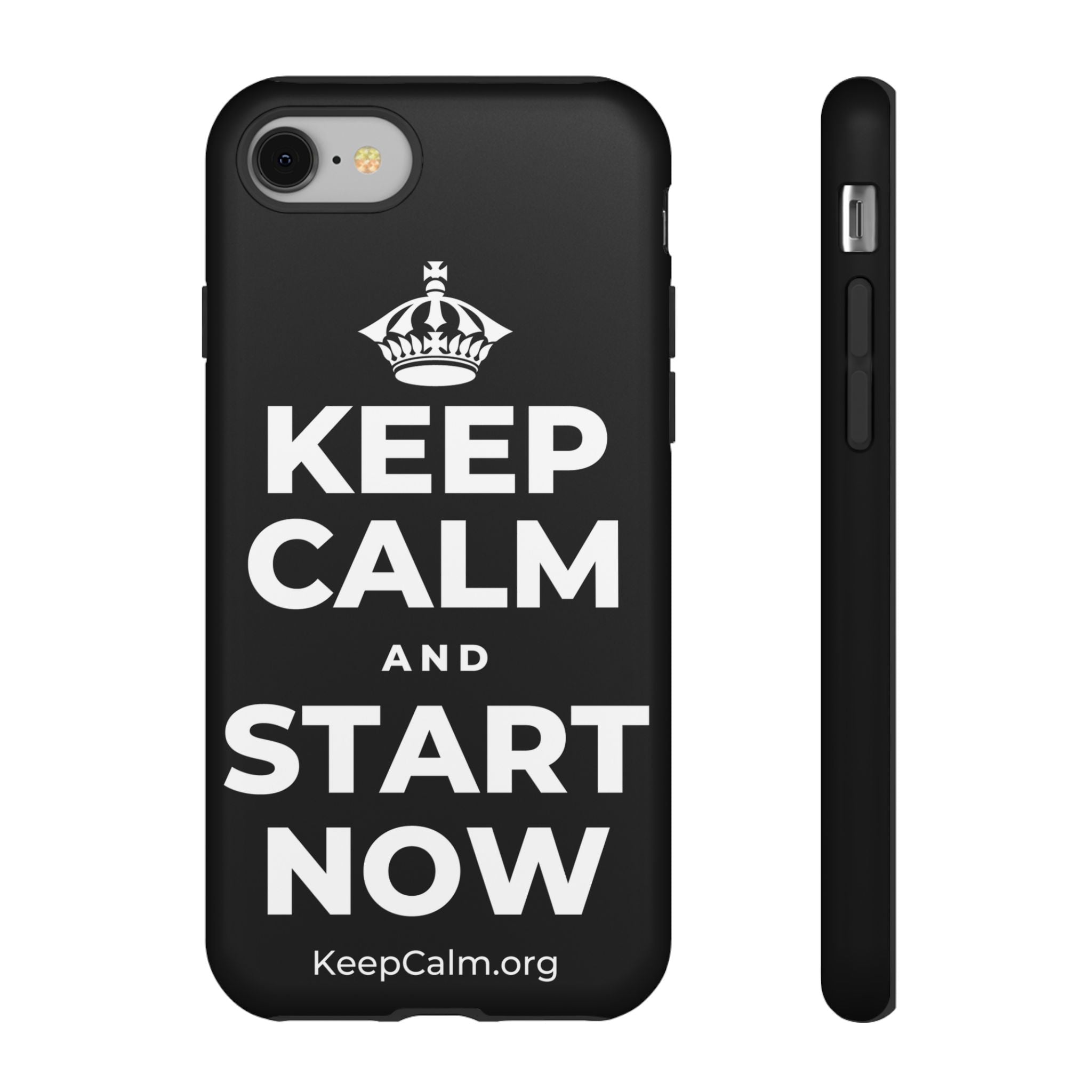 KEEP CALM AND START NOW Phone Case