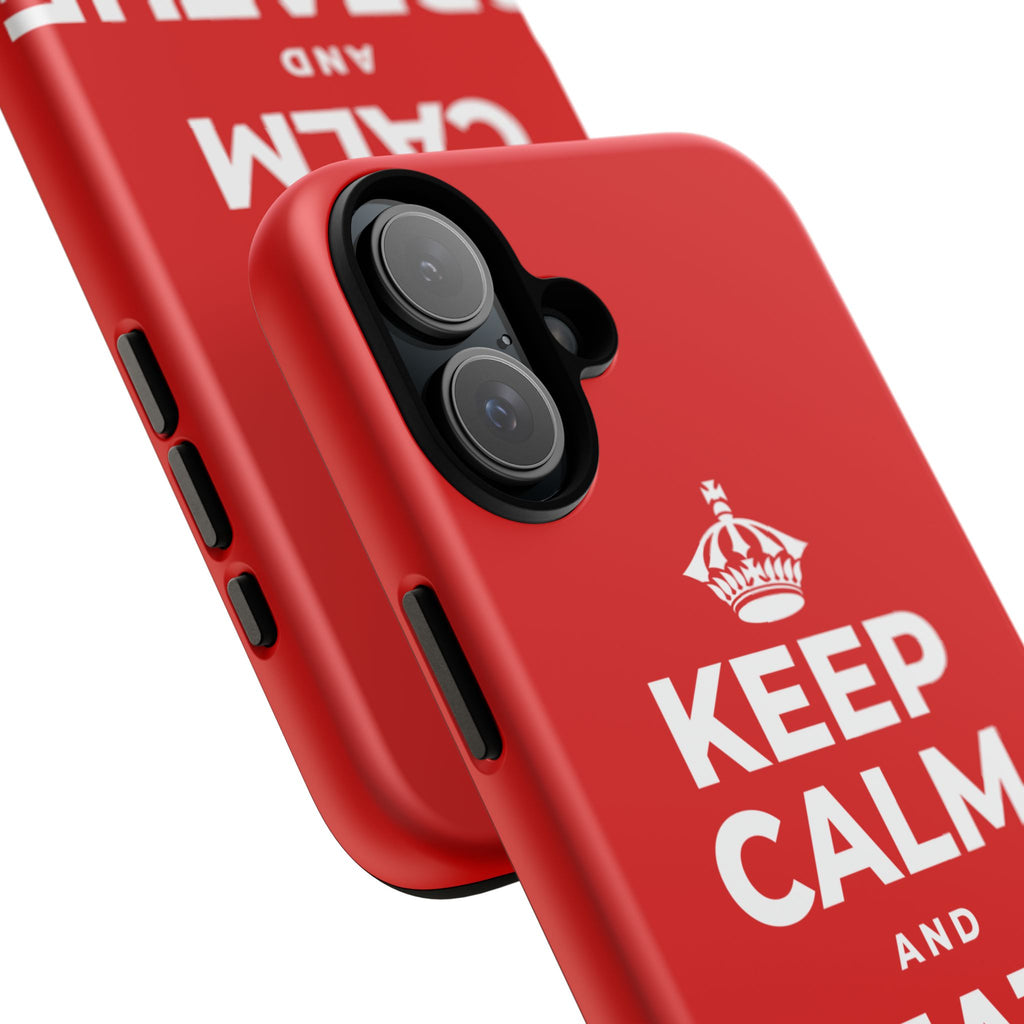 KEEP CALM AND BREATHE SLOWLY Phone Case