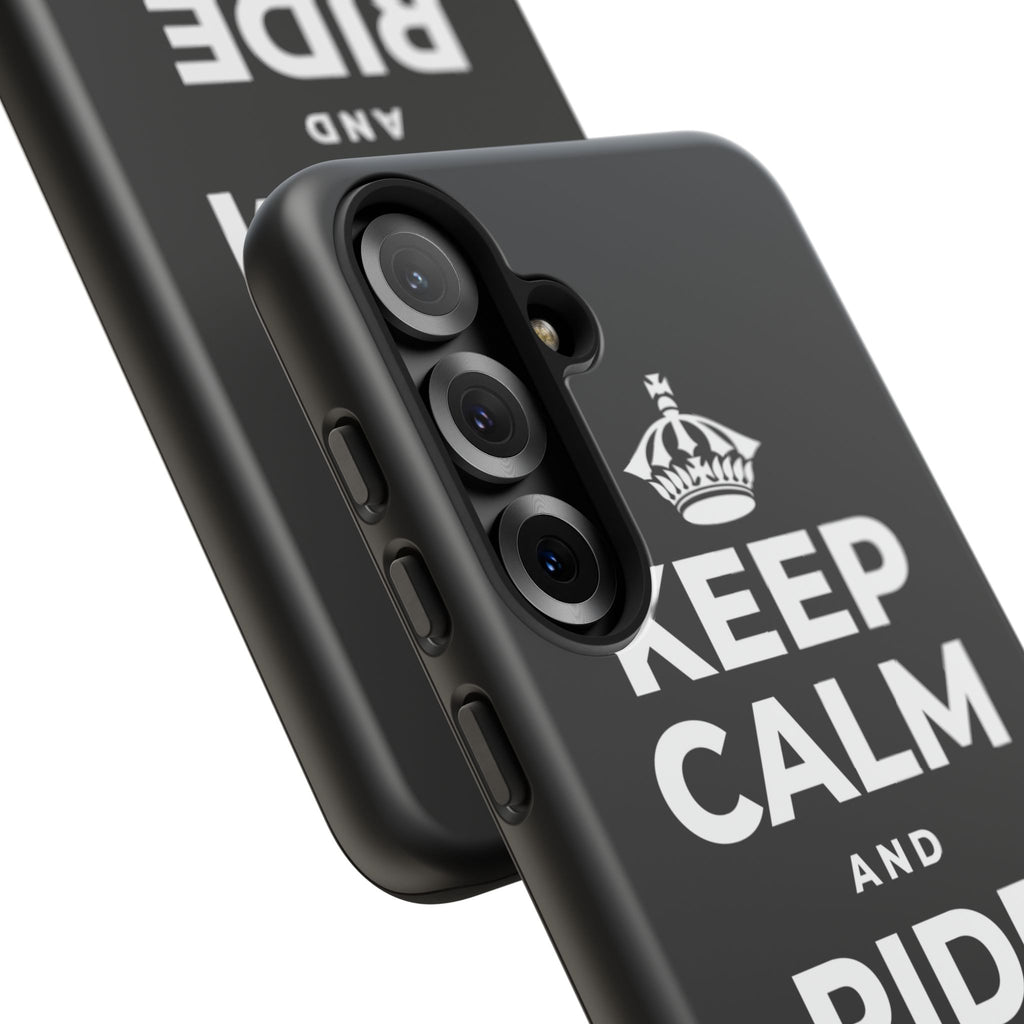 KEEP CALM AND RIDE THE WAVE Phone Case