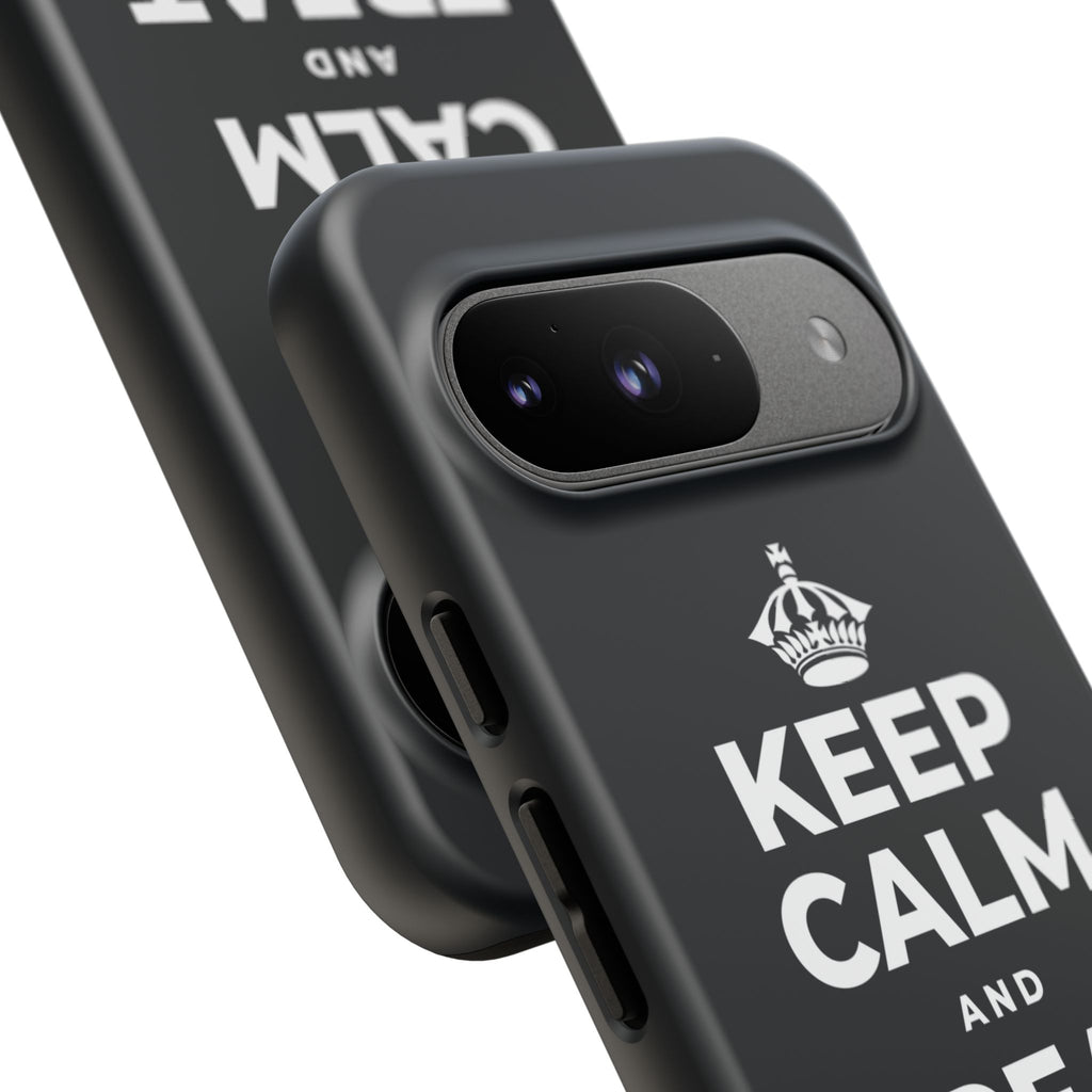 KEEP CALM AND TREAT YOURSELF Phone Case (Dark)