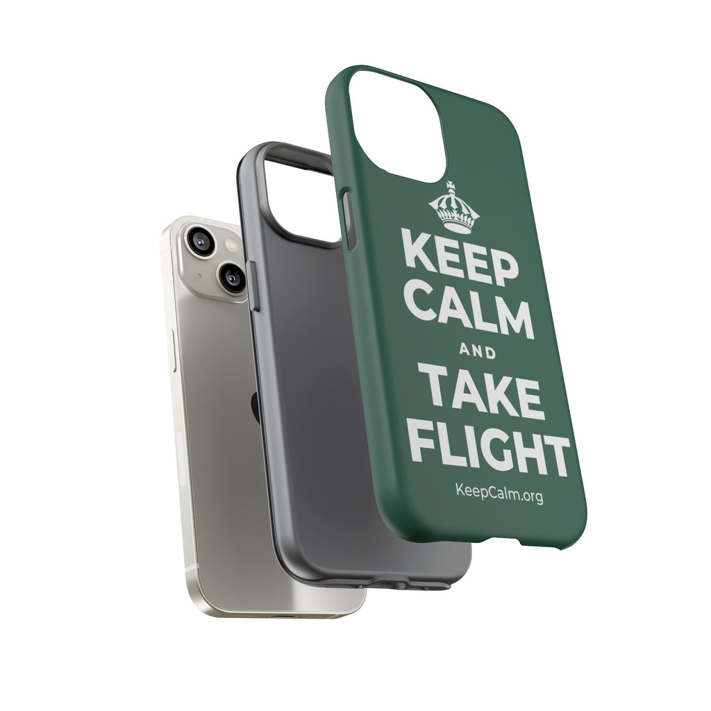 KEEP CALM AND TAKE FLIGHT Phone Case