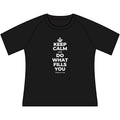 KEEP CALM AND DO WHAT FILLS YOU Women's Raglan Tee
