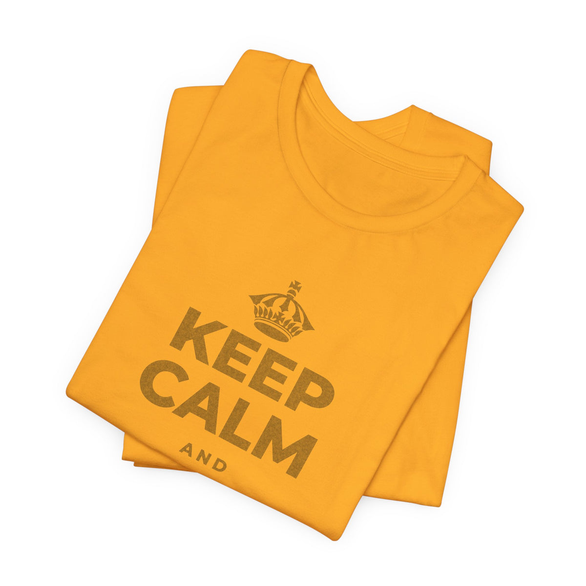 KEEP CALM AND BREATHE IT IN T-Shirt (Baby Blue–Silver)