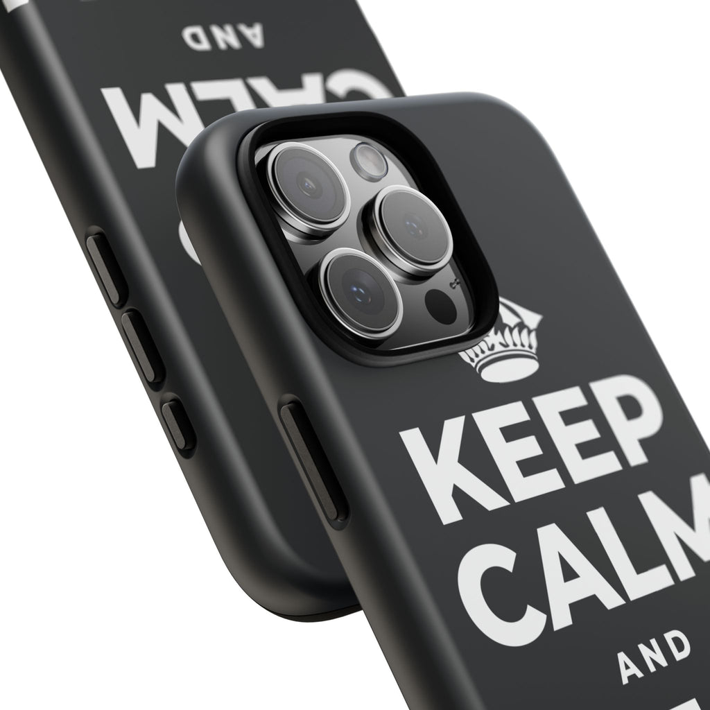 KEEP CALM AND DREAM BIG Phone Case (Dark)