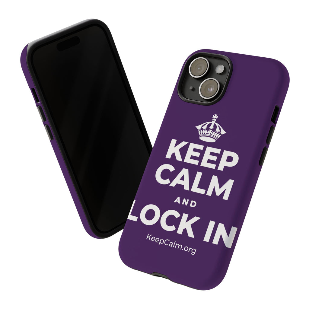 KEEP CALM AND LOCK IN Phone Case