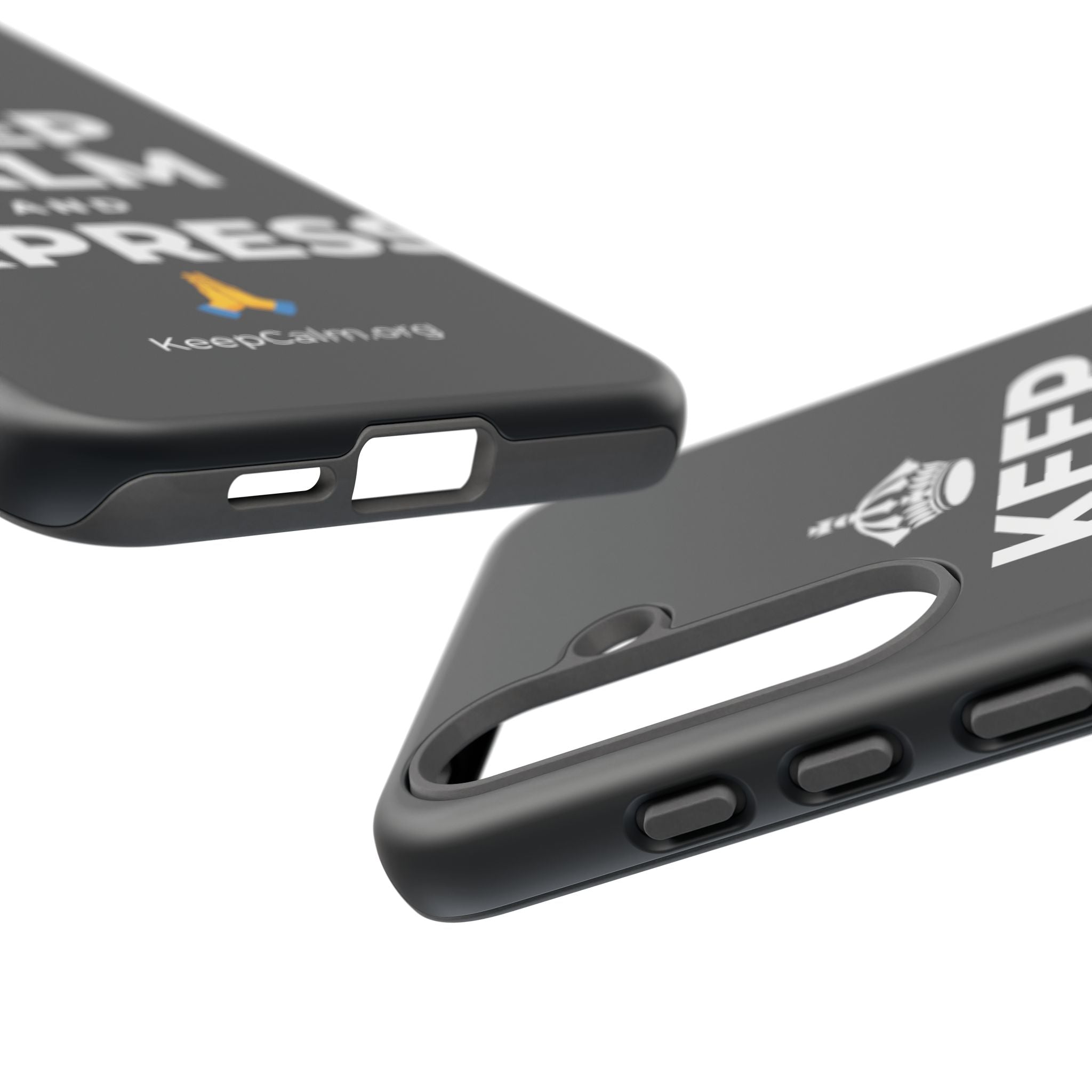 KEEP CALM AND EXPRESS 🙏 Phone Case (Dark)