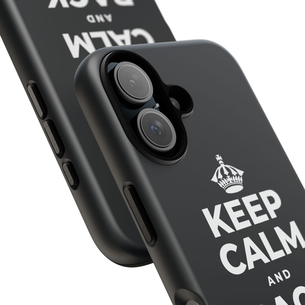 KEEP CALM AND BACK YOURSELF Phone Case (Dark)