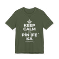 KEEP CALM ATI PÍN ÌFẸ́ KÁ T-Shirt (Military Green–Autumn)