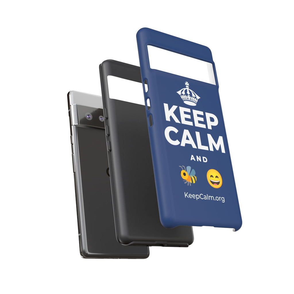 KEEP CALM AND 🐝 😄 Phone Case