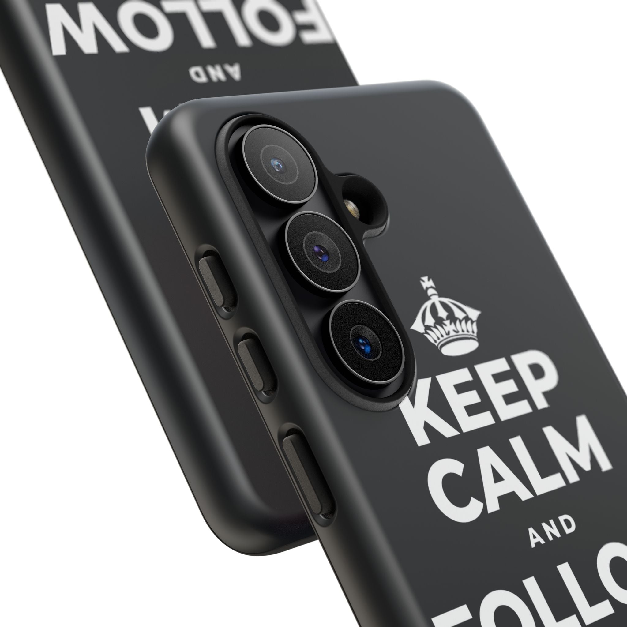 KEEP CALM AND FOLLOW YOUR HEART Phone Case (Dark)