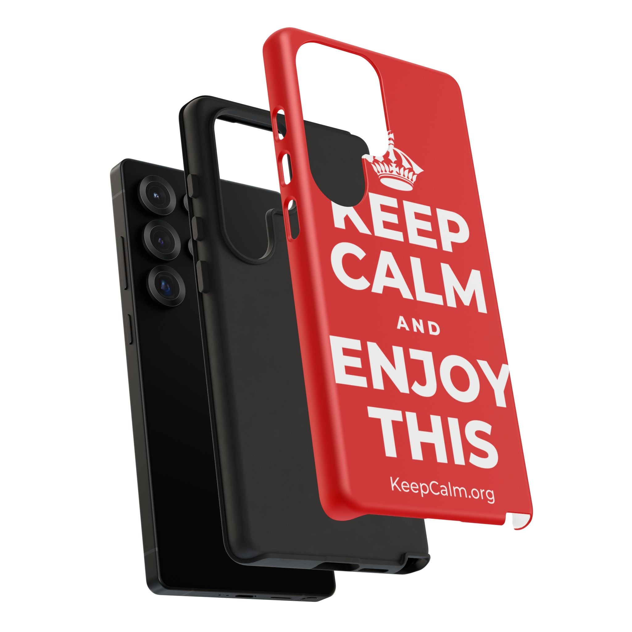 KEEP CALM AND ENJOY THIS Phone Case