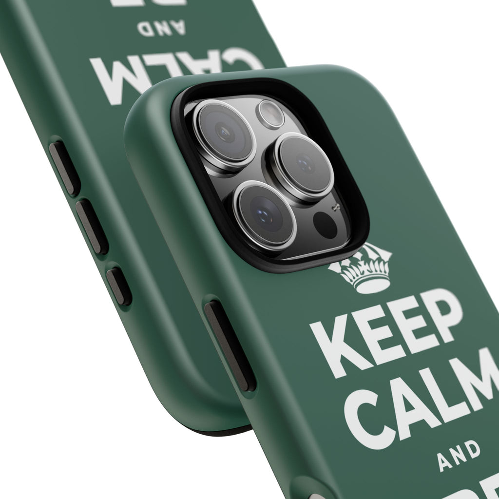 KEEP CALM AND BE HUMAN Phone Case