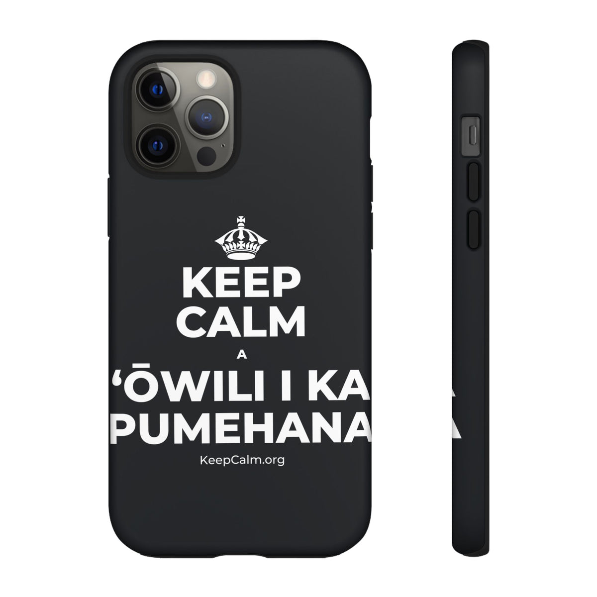 KEEP CALM A ʻŌWILI I KA PUMEHANA Phone Case (Dark)